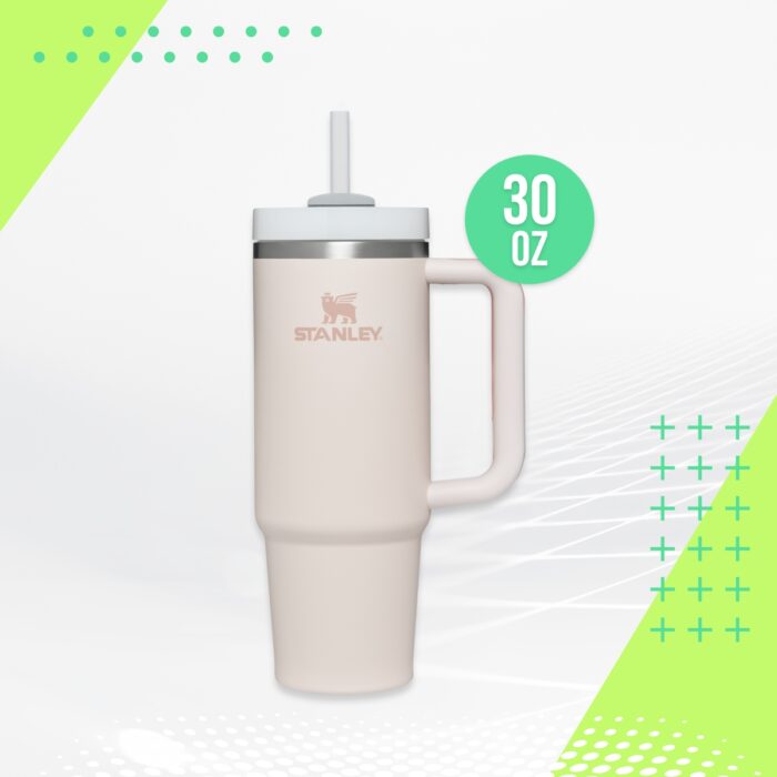 Quencher H2.0 FlowState Stainless Steel Vacuum Insulated Tumbler with Lid and Straw for Water, Iced Tea or Coffee 30 oz